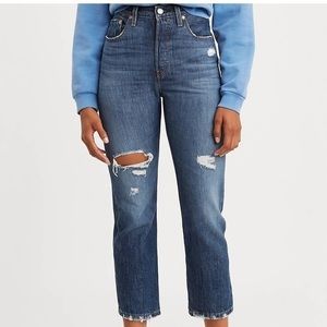 NEW Premium Levis 501 Original Cropped
